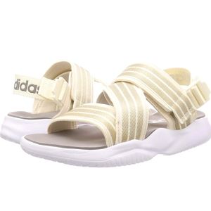 ADIDAS 90's strappy athletic beige & white sandals